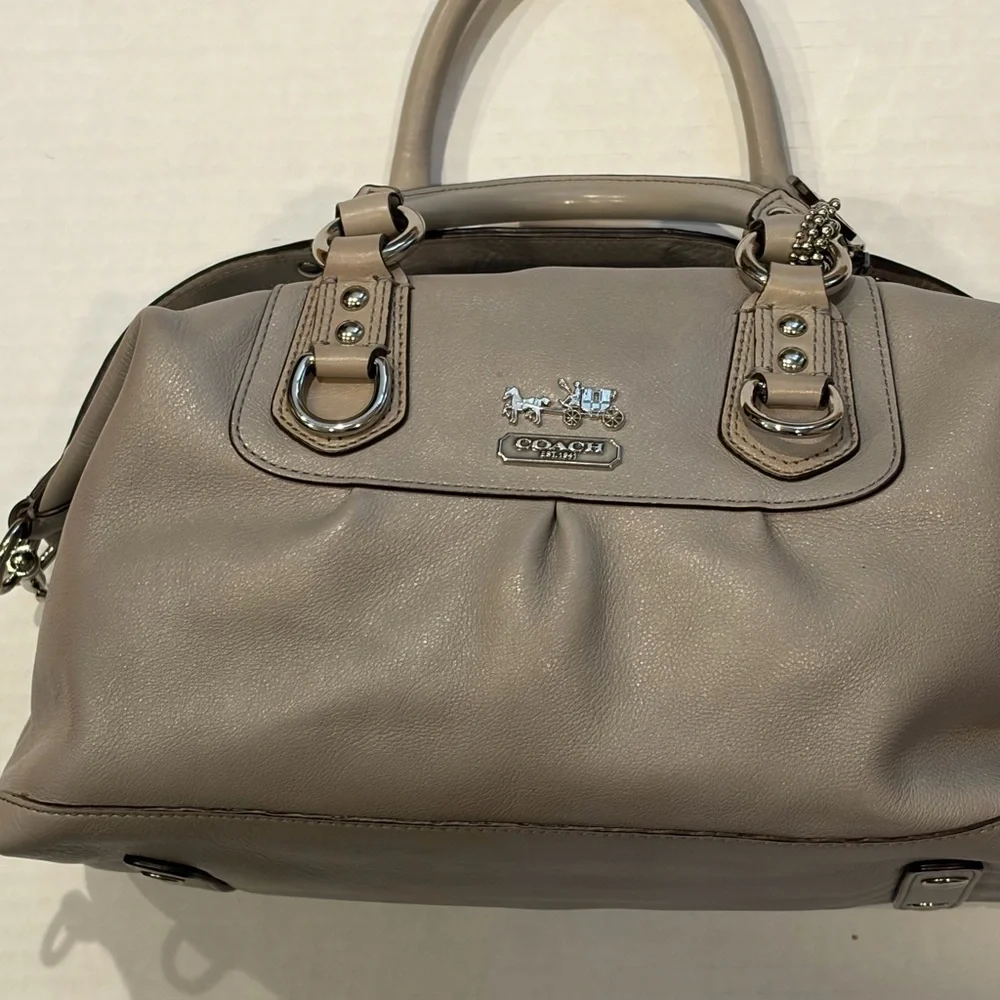 Coach pebbled leather